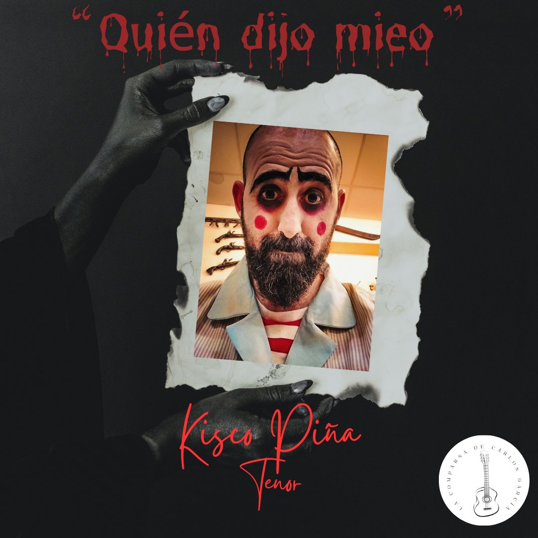 ComparsaCG's tweet photo. Buenas tardes familia! Hoy os traemos a otro de los que están con nosotros desde el principio. Nuestro @kiscopi, que aporta experiencia en el tenor, además de ser una mente inquieta y una fuente importante de ideas. Encantados de seguir contando con él. Quién dijo mieo..... https://t.co/722sHzwNXl