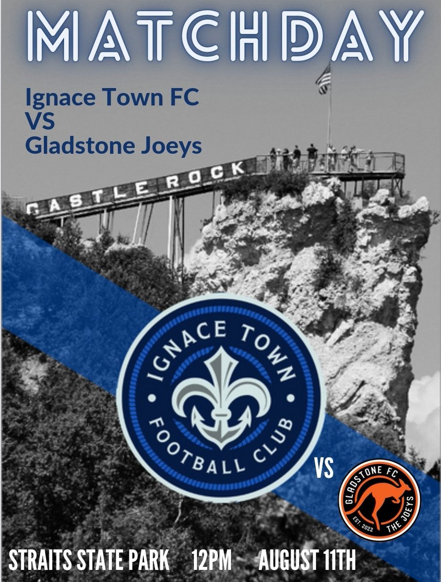 IgnaceTownFC (@ignacetownfc) on Twitter photo Come on St. Ignace. We are back in action at home. The Saints are set to take on <a href="/GladstoneJoeys/">Gladstone Joeys</a> at the Straits. Come out and support our boys at noon. #Pimpin_Saint_Easy Come on St. Ignace. We are back in action at home. The Saints are set to take on <a href="/GladstoneJoeys/">Gladstone Joeys</a> at the Straits. Come out and support our boys at noon. #Pimpin_Saint_Easy