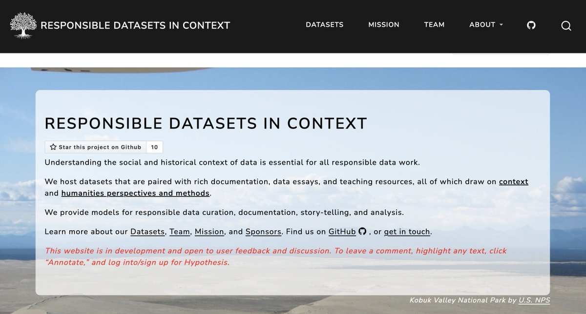 You think this data fell out of a coconut tree?

Introducing "Responsible Datasets in Context," a repository of datasets paired with data essays and teaching resources that go long on context: responsible-datasets-in-context.com

We're in development and open to community feedback!