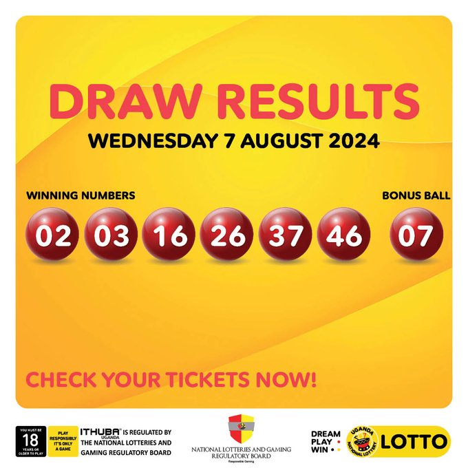 Draw Results for (8/08/2024)