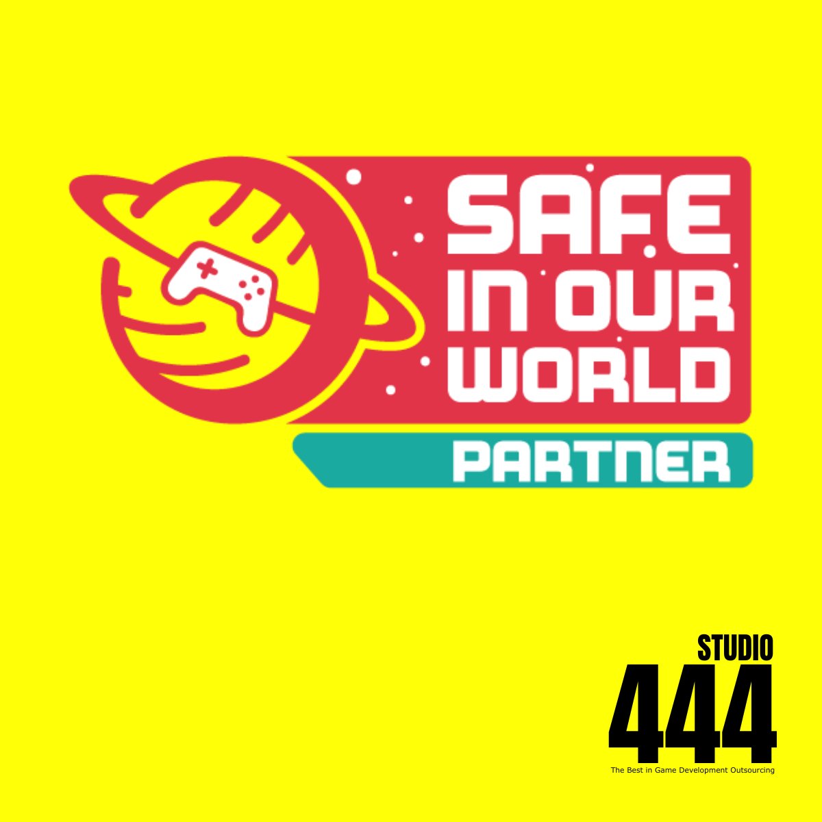 444exec's tweet photo. Stoked to announce Studio 444's partnership with @SafeInOurWorld! 🎮💙 Together, we'll raise mental health awareness and support in the gaming industry. Stay tuned for updates on our collaboration! #MentalHealthMatters #GamingCommunity #SafeInOurWorld #Studio444 #PositiveChange https://t.co/IsCRkim5VQ