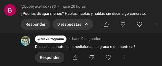 Pedidos especiales de la people en YouTube.