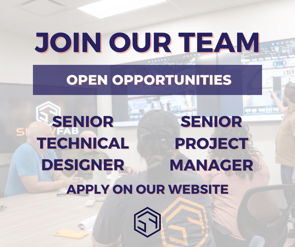 ShowFab's tweet photo. 📢 We’re hiring! We’re on the lookout for a Technical Designer and Senior Project Manager to join our ShowFab team.
Are you interested in helping us transform the world of events, entertainment, and art? Visit our website (🔗 in bio) to find out more and apply.

#ShowFab #hiring https://t.co/hehkFYxA9g