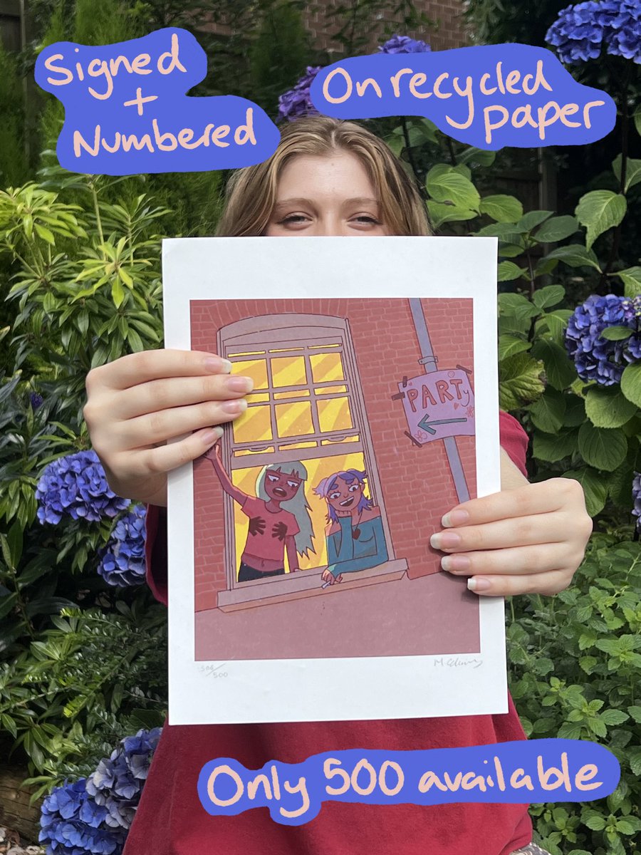 My first print drops on August 9th at 5 pm BST!!! Link in my bio :)

This has been a long time coming, and it's thanks to your support that I’m able to do this. 

Thank you so much, I hope you like it!! 🍃✏️💗