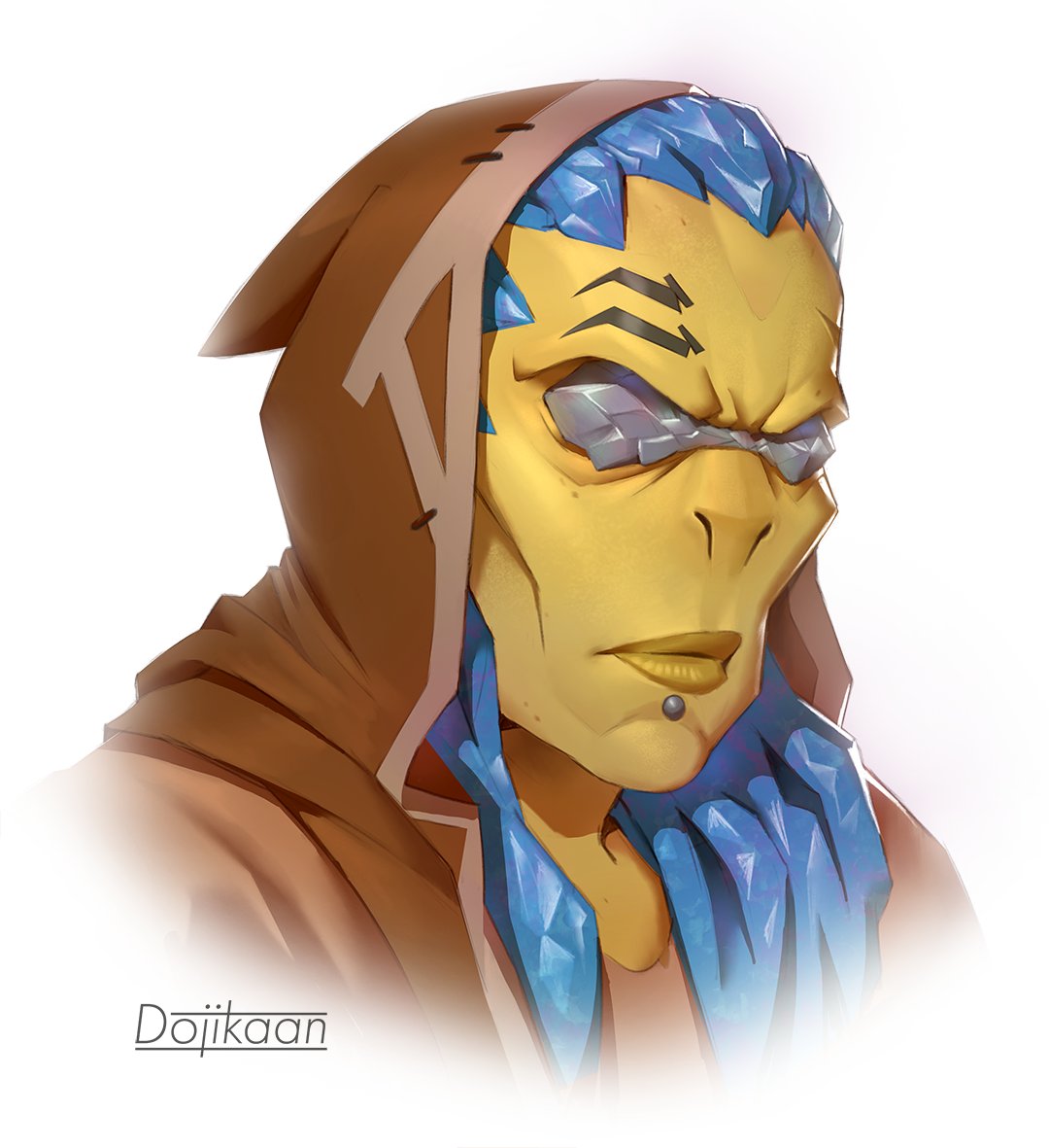 Sketch of a buddy's Time Raider from a #drawsteel playtest yesterday - tried going for an N. Saviori style here