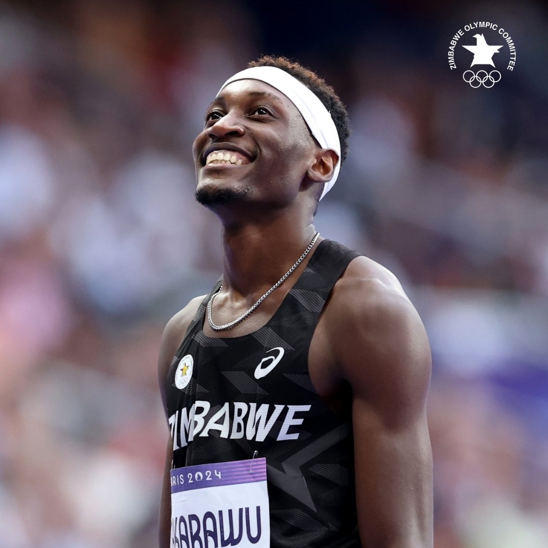 TeamZimOlympic's tweet photo. This is huge! Maka and Tapiwa become the first two Zimbabweans to reach the 200m finals together! We can't wait for the action tomorrow! #TeamZimbabwe #paris2024 #zimolympics https://t.co/9kt7eQkxkD