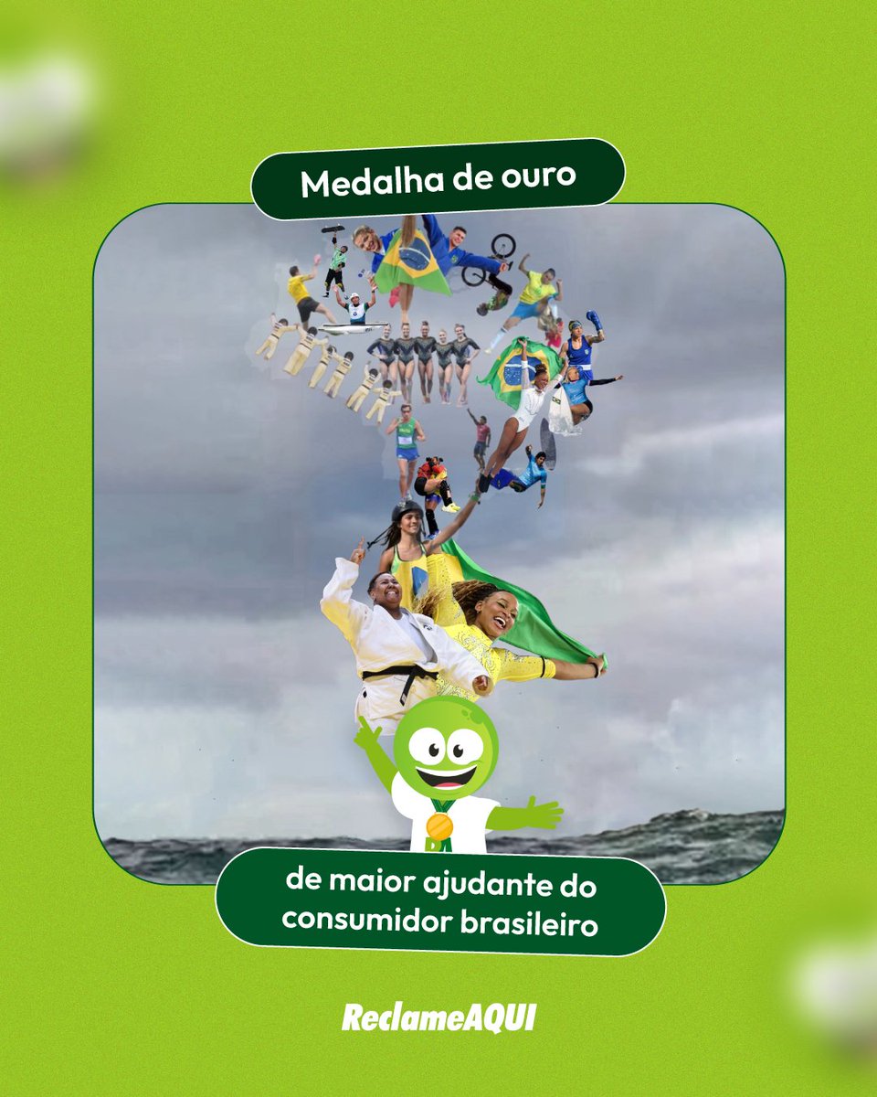 Sua voz é ouvida aqui! 🗣️

O Reclame AQUI conquistou o ouro em ajudar o consumidor brasileiro a resolver seus problemas, porque ele está no centro de tudo que fazemos. Continue reclamando, elogiando e resolvendo seus problemas por AQUI.

#ReclameAQUI #MedalhaDeOuro #Paris2024