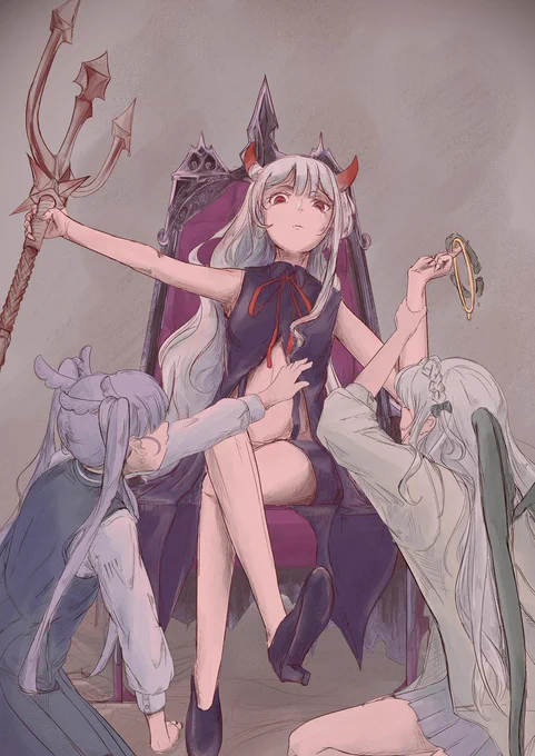#ツユファンアート 貴方を不幸に誘いますね