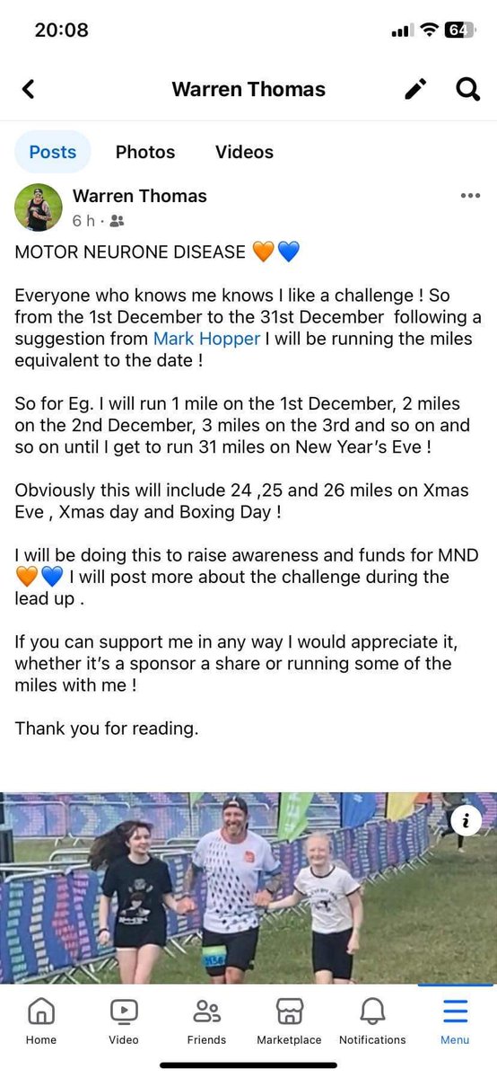 jetwoz's tweet photo. Respect to anyone trying to make a difference , this is my challenge to help raise awareness and beat MND , ALS 

@Gang_GreenUK @UKNYJets @mndassoc @thomasmorstead https://t.co/XZWKO3PzJA