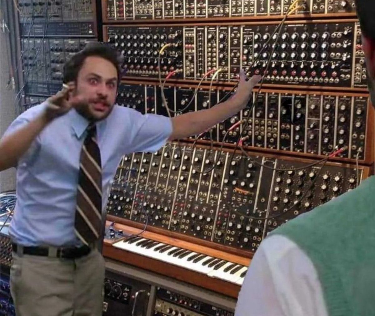 How all my producer friends looked/sounded 5 years ago when they were all into modular lol