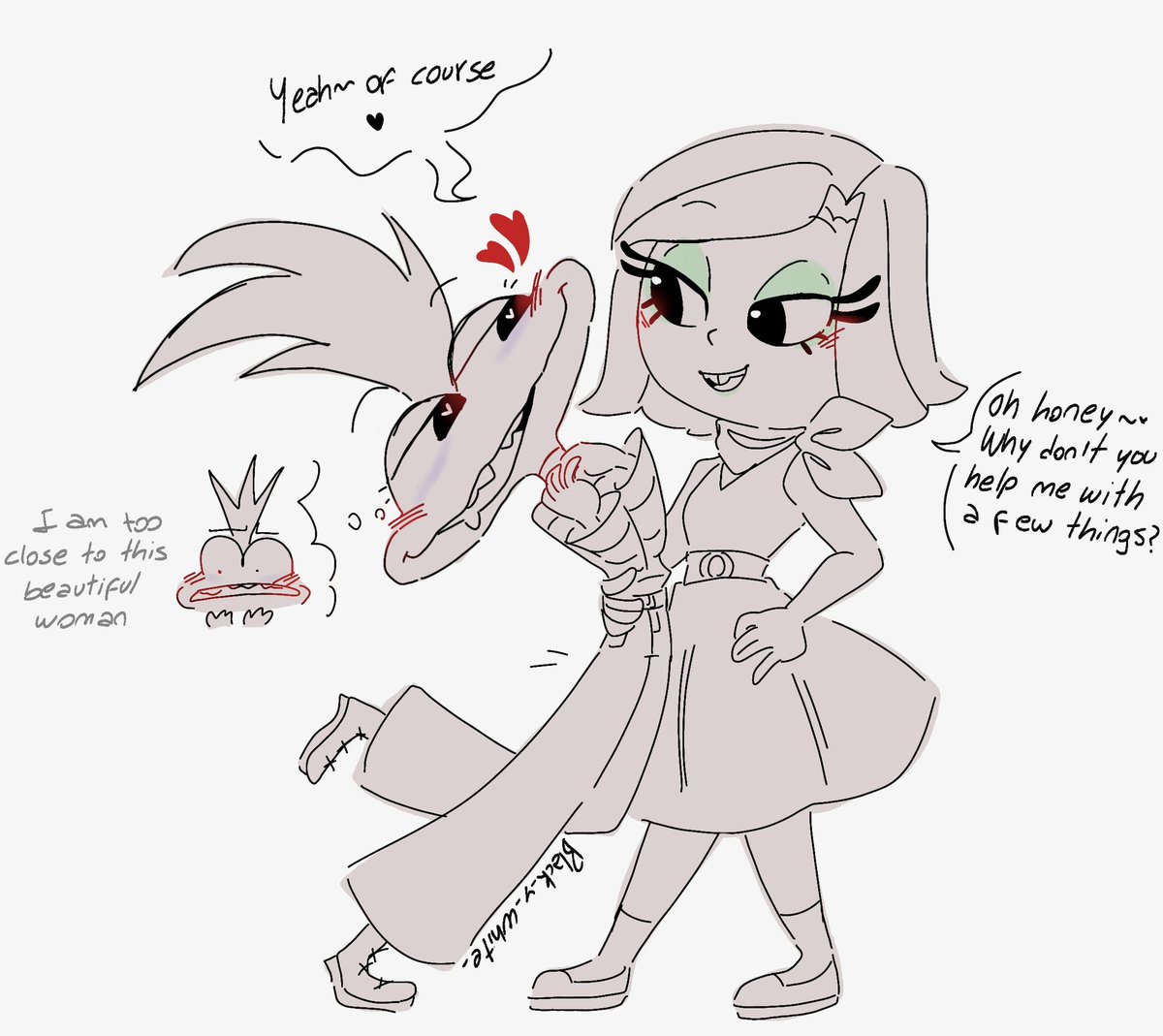 Black_y_White_'s tweet photo. Please tell me I'm not the only one who sees the potential????? I can't find ANYONE who draws them or a fanfic whatever 😭🙏

#Insideout2 #anxiety #Disgust https://t.co/it6G1kQ4kZ