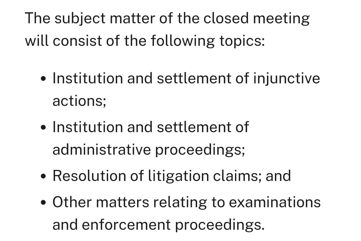 RippleXrpie's tweet photo. 🚨BREAKING: New SEC closed meeting to be held tomorrow! https://t.co/SUaiXkYhUk