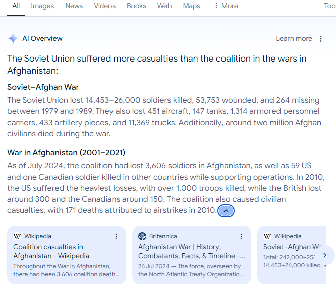 JoshBakerCox's tweet photo. @Havoc_Six @TransRightsMFer @smthrndm1 @bad_rzn Just in case anyone casts up the "Afghanistan gotcha": It ended around 2 decades of direct involvement with anywhere between 14-25% fewer coalition casualties than the USSR suffered in 1 decade. https://t.co/bCmDhEQ3xO