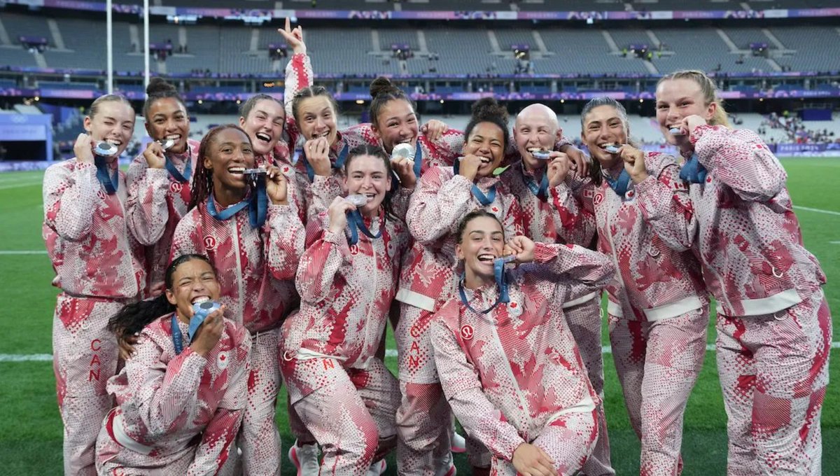 CoadyStFX's tweet image. Sending a big congratulations to Canada’s women’s rugby sevens team on their Olympic silver medal 🥈! The team is captained by Olivia Apps, sister of #CoadyStaff Aubrey Apps.

Read more about the team&apos;s Olympic journey: olympic.ca/2024/07/30/rug…