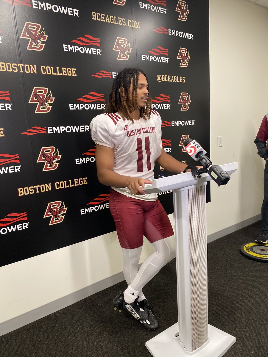 JoshBrogadirTV's tweet image. Got to go by @BCFootball training camp today to see Bill O’Brien’s team in action. Tonight on WCVB Channel 5.