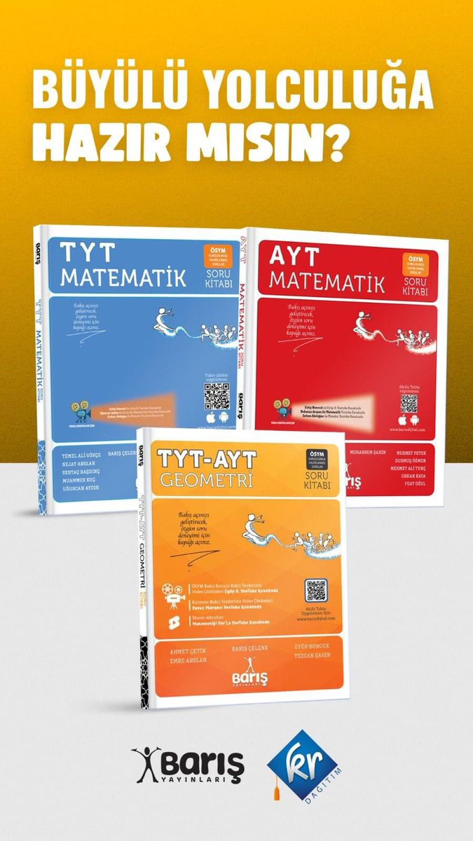 barischelenk's tweet photo. İyi bir YKS süreci için tüm öğrencilerin büyülü bir matematik yolculuğuna  ihtiyacı var. https://t.co/jqlT3RCF7r