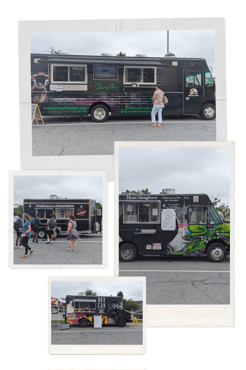 DThompsonFCPS's tweet image. Wednesday is Food Truck day at New Hire Symposium! So grateful to Boxcar Burger, La Parada, Three Daughters and Glamourview Creamery for joining our event! DELICIOUS as usual! #InductionFCPS #FCPSPL
