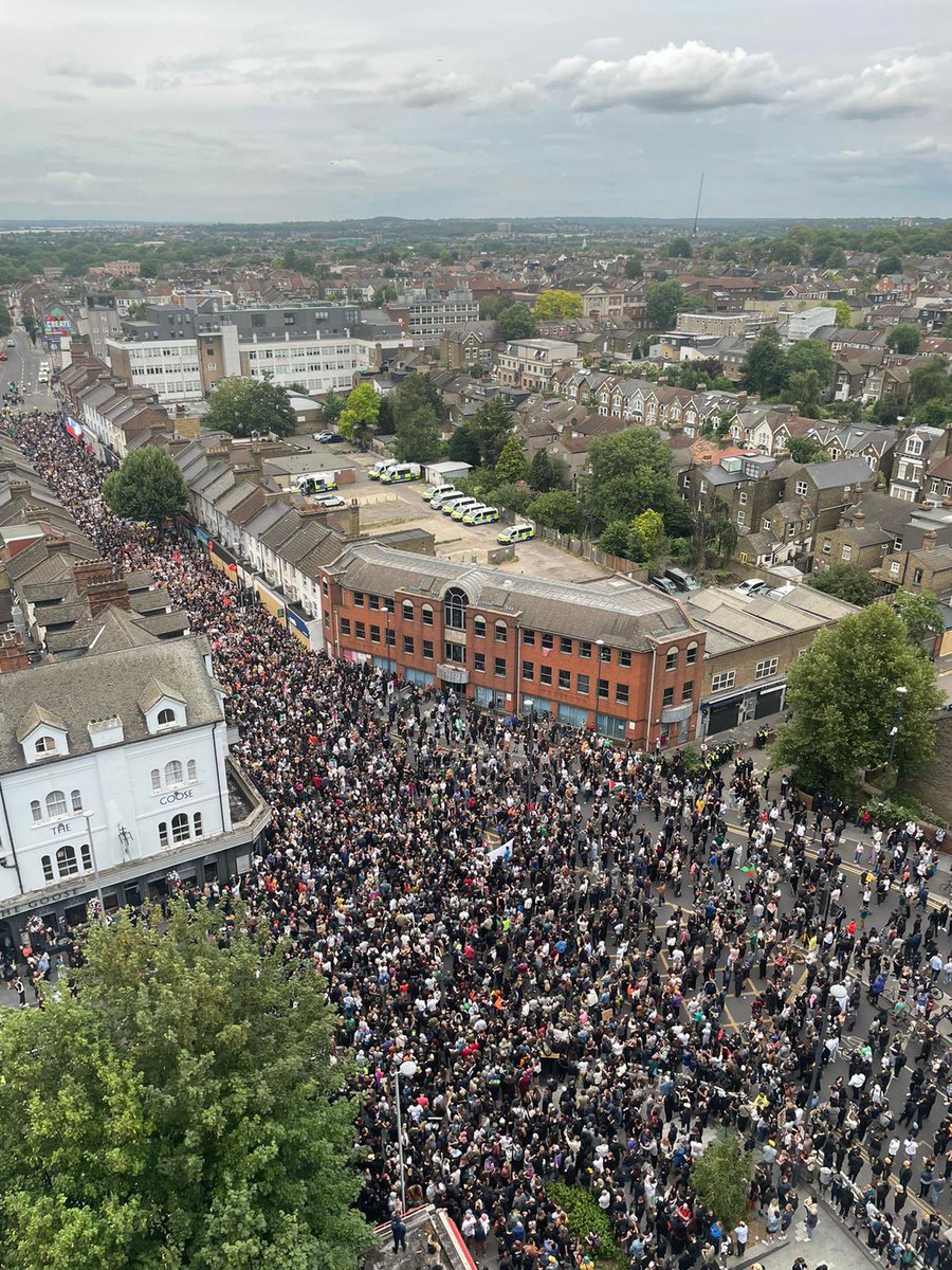 Scenes from Walthamstow this evening.