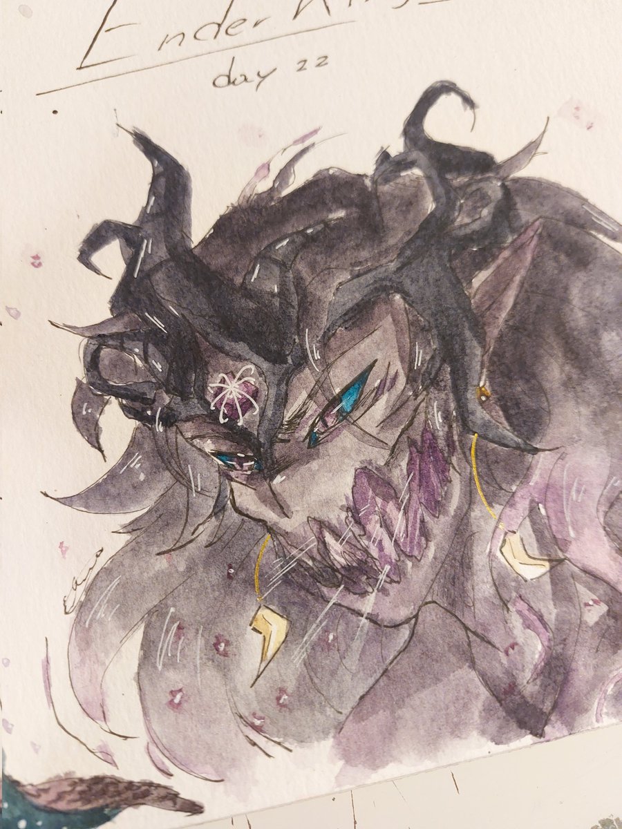 EugeCreator's tweet photo. Day 22 of #philzapromptmonth
Back home and finally managed to finish this. It took me a bit, but had fun making it :D
#watercolor #hardcorelore #enderking #enderkingfanart https://t.co/nzJOIQ28Ft
