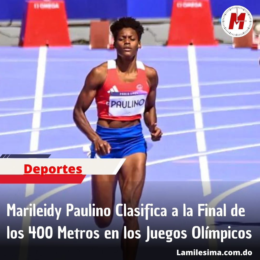 AndyMoralestv's tweet photo. #ULTIMAHORA Marileidy Paulino clasifica a la final de los 400 m con record de 49.22 seg #Olympics #Paris2024 #Lamilesima https://t.co/7f9wc9kMAO