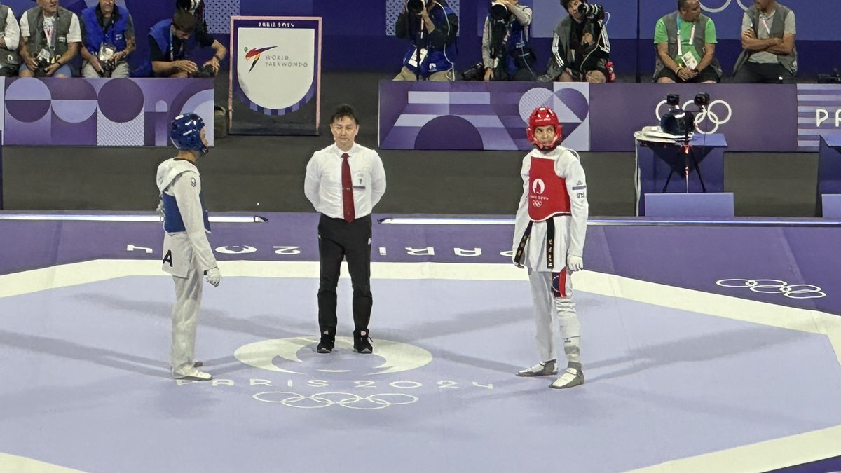 OfficialCOV's tweet photo. Taekwondo  / -58kg

Yohandri Granado en la categoría 58kg, no logra ganar su combate en la repesca por la búsqueda de medalla de bronce. 

Granado perdió ante el francés Cyrian Ravet  2-0 (2-1 y 6-2).

De esta manera el caraqueño se despide de la justa universal. https://t.co/KXHLp3WgT0