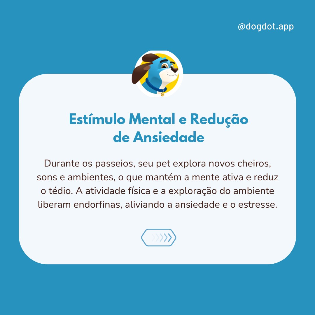 DogDot_app's tweet photo. Não subestime o poder de uma boa caminhada! Investir em passeios diários é investir na saúde e felicidade do seu pet. 🌟🐾
  
#socializacao #amorporpets #cuidadoscomcachorros #dicasparacachorros #dogdotapp #cachorro #adestramento #treinamento https://t.co/4TnOjktw17
