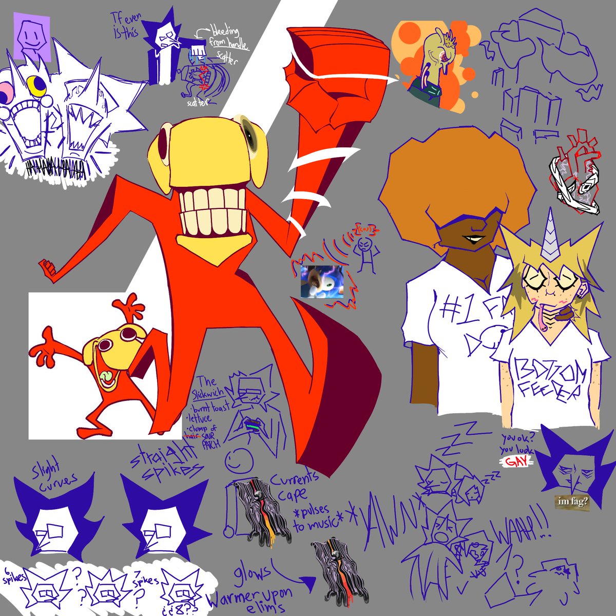 A_SlickVoid_'s tweet image. I finally filled up this canvas with some of the requests ‼️

I'll continue the requests on a different one :]