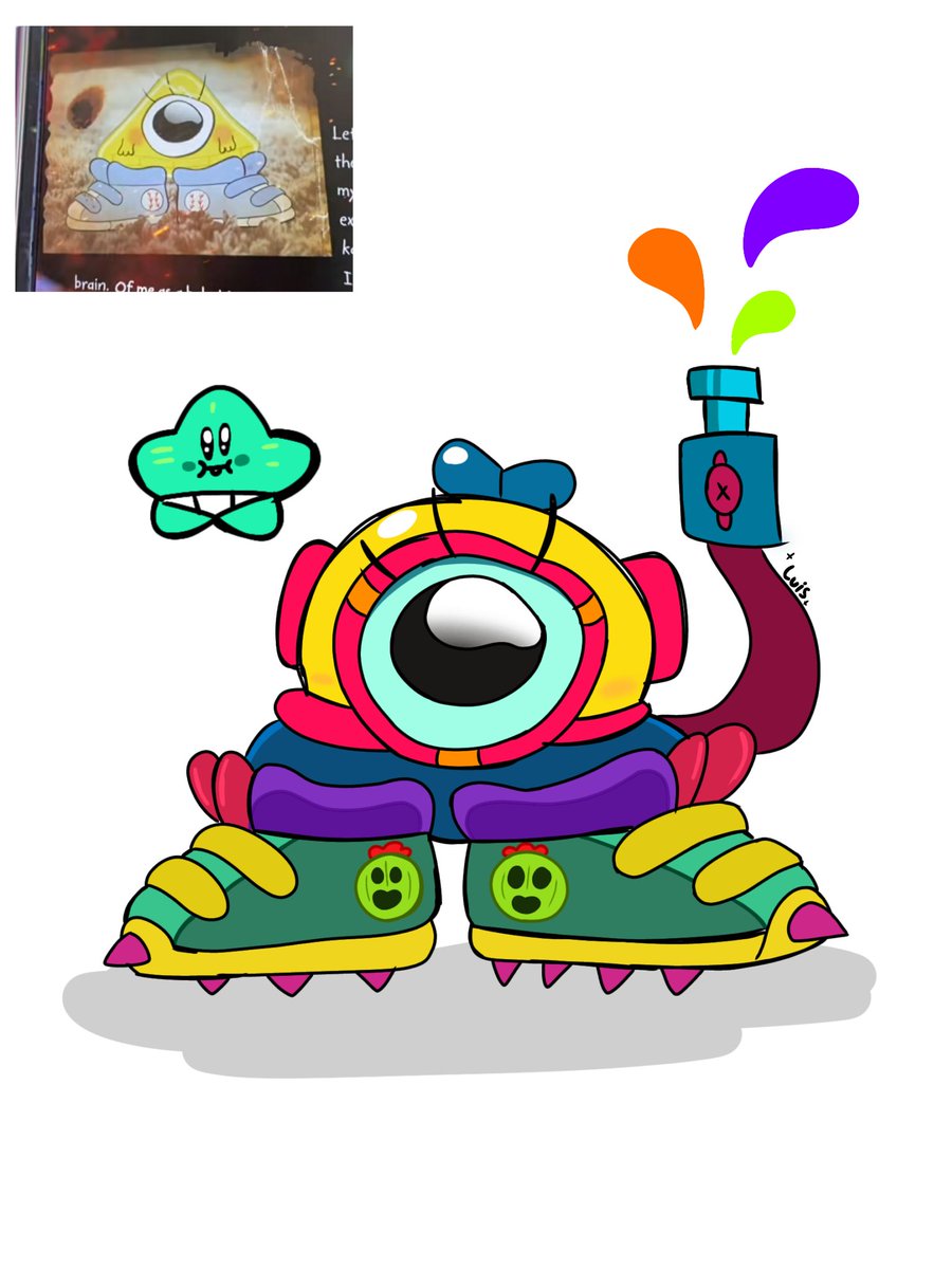 Luis_silva_arts's tweet photo. Silly baby otis 🙂 ( inspired in baby bill )
#BrawlStars 
#GravityFalls https://t.co/gQxP0i5sfn
