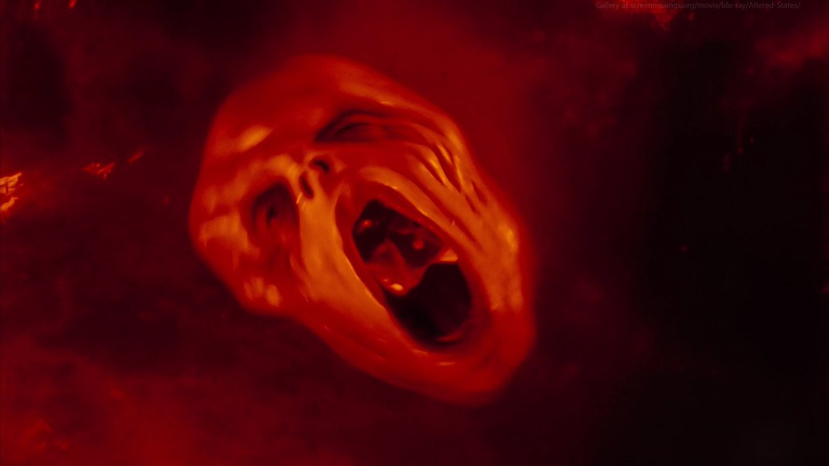 vikare06's tweet photo. The classic insane psychedelic horror "Altered States" (1980) directed by Ken Russell https://t.co/DoYFcqf4Ej