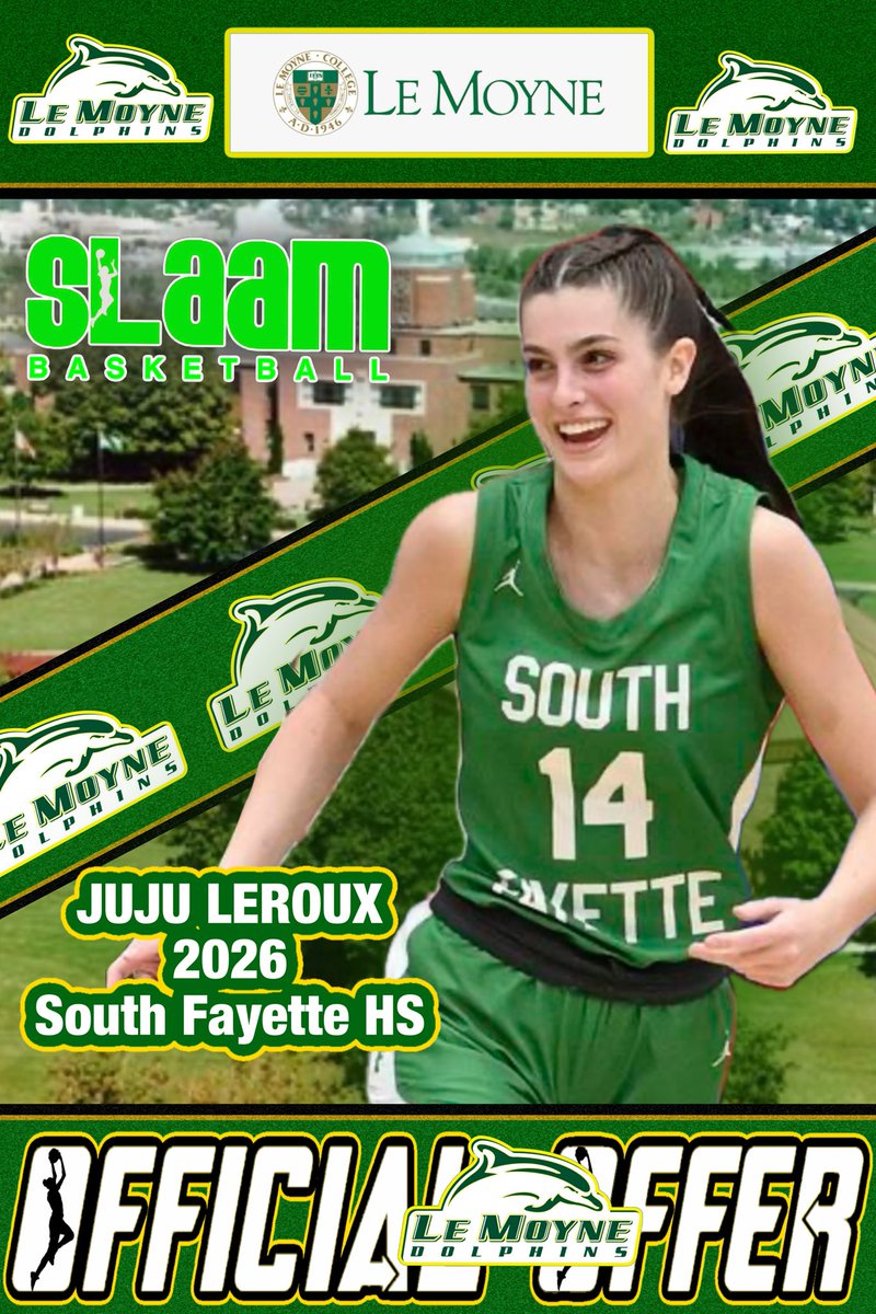 slaambasketball (@slaambasketball) on Twitter photo Congratulations to #SLAAMFam <a href="/juliett_leroux/">Juliette Leroux</a> on her opportunity to join <a href="/NickDiPillo/">Nick DiPillo</a> & <a href="/LeMoyneWBB/">Le Moyne Women's Basketball</a> !!
Keep grinding Juju!! <a href="/slaam2026jamal/">SLAAM 2026 Woodson</a> <a href="/SF_GirlsHoops/">South Fayette Lady Lions Basketball</a> Congratulations to #SLAAMFam <a href="/juliett_leroux/">Juliette Leroux</a> on her opportunity to join <a href="/NickDiPillo/">Nick DiPillo</a> & <a href="/LeMoyneWBB/">Le Moyne Women's Basketball</a> !!
Keep grinding Juju!! <a href="/slaam2026jamal/">SLAAM 2026 Woodson</a> <a href="/SF_GirlsHoops/">South Fayette Lady Lions Basketball</a>