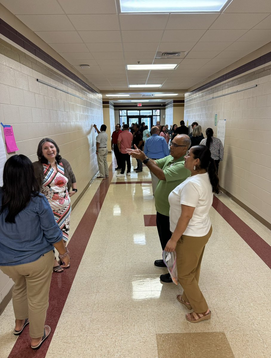 LFUnited's tweet photo. LFHS/LFU math teams collaborating in Math Poster Walks. Teachers are exploring vertical alignment and the use of multiple representations.#iteachLFU https://t.co/dDDu0e3SrQ