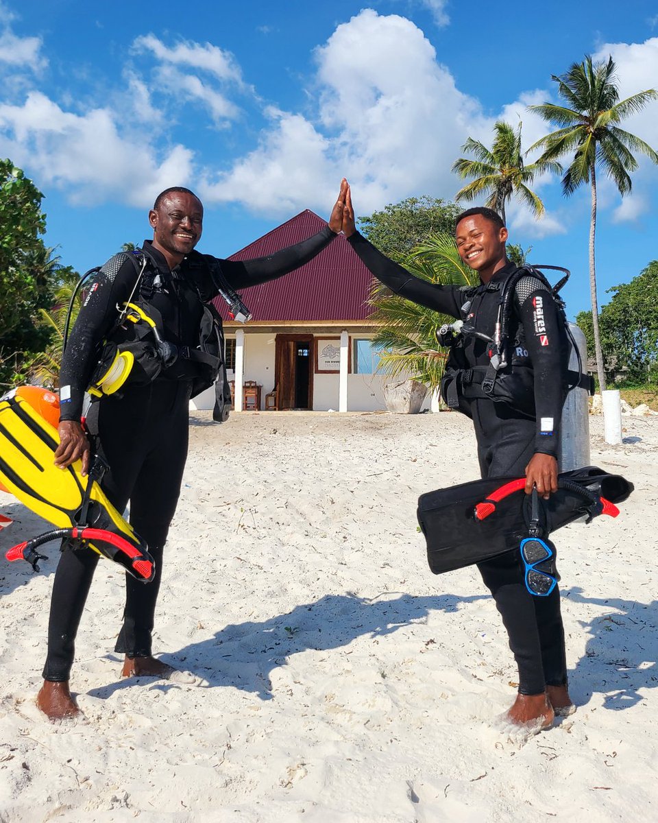 Fun Divers Zanzibar welcoming divers at their new dive center on Pemba Island, Tanzania 🤿🪸 

Visit the link below to learn more &amp; book your adventure 👉🏿 fundiverszanzibar.com/pemba-island-n… 

#scubadiving 
#pemba 
#zanzibar 
#tanzania 
<a href="/padi/">PADI</a> 
<a href="/DiveSafety/">DAN Southern Africa</a>