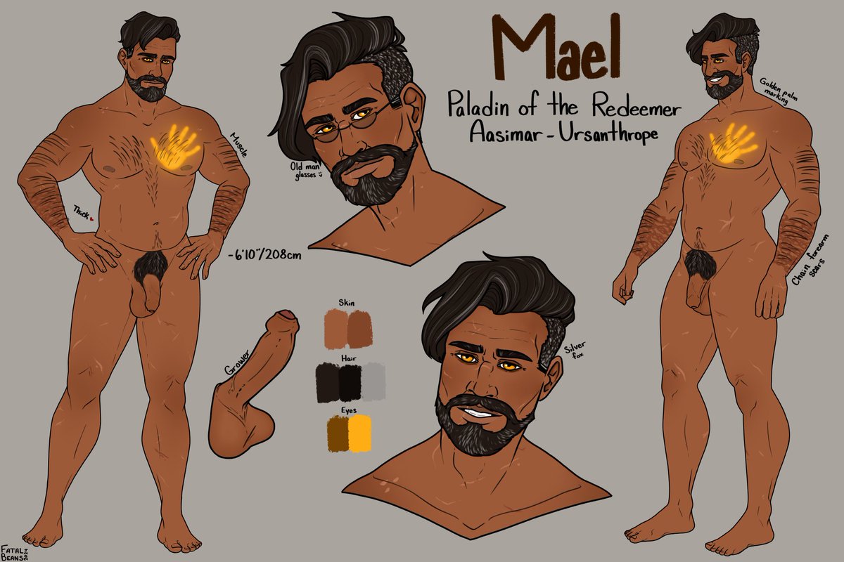 Me getting to finally bring my boyfriend's oc to life with a ref, and drooling over him the entire time? Yes. 100%