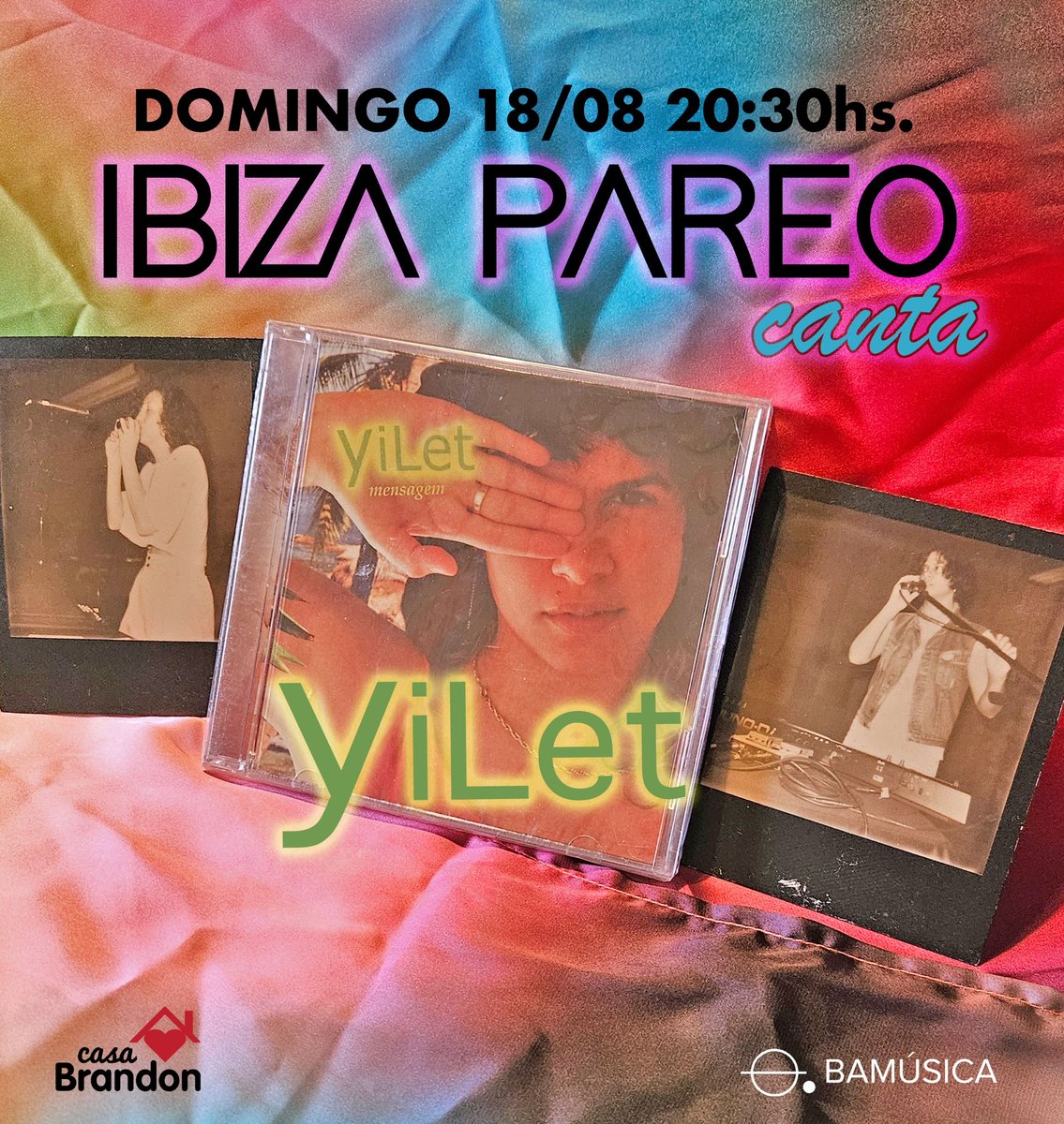 Les queremos contar que ademas en Agosto vamos a estar empezando un ciclo en <a href="/casaBrandon/">#casaBrandon</a> llamado ¨Ibiza Pareo Canta¨ , donde vamos a tocar discos y temáticas favoritas  
Arrancamos con YiLet donde nos conocimos y empezamos a hacer música juntas 💕🎶 

passline.com/eventos/ibiza-…