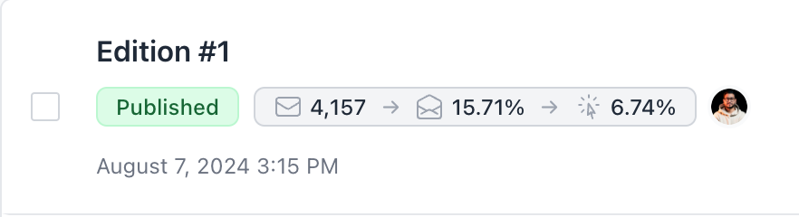 The first edition of <a href="/foundergigs_/">founder gigs</a> just went out 🚀

If you are not on the list, make sure you sign up for next week!

And a shoutout to <a href="/sunsethqdotcom/">Sunset</a> for being our first sponsor 🥂