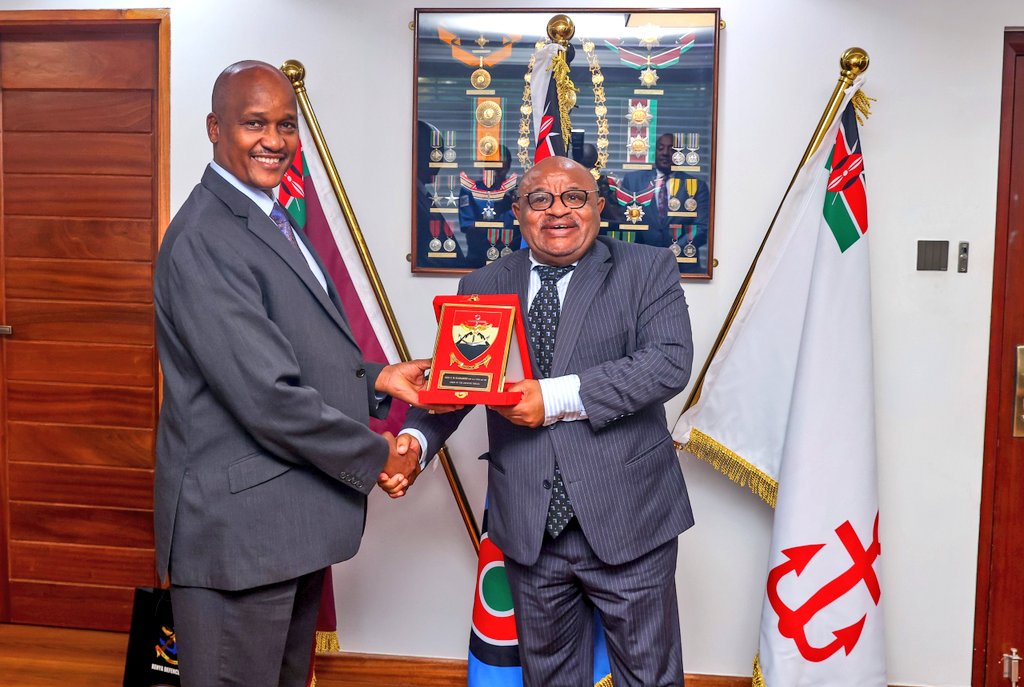 Souef Mohamed El-Amine (@souefmo_elamine) on Twitter photo Today, I visited General Charles Kahariri, #Kenya Chief Defence Forces <a href="/kenyacdf/">Chief of the Kenya Defence Forces</a> (CDF). Togeither with ATMIS Force Commander, we updated him on #ATMIS drawdown, the Post-ATMIS #CONOPS, and the outcome of the PSC that took place on the 1st August. It was a good opportunity to Today, I visited General Charles Kahariri, #Kenya Chief Defence Forces <a href="/kenyacdf/">Chief of the Kenya Defence Forces</a> (CDF). Togeither with ATMIS Force Commander, we updated him on #ATMIS drawdown, the Post-ATMIS #CONOPS, and the outcome of the PSC that took place on the 1st August. It was a good opportunity to