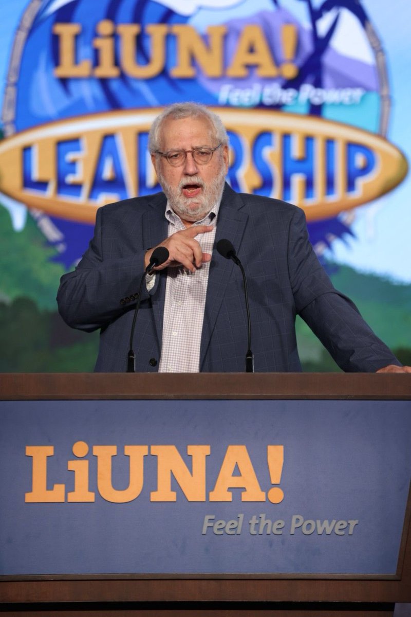LIUNA's tweet photo. Bruce Lerner, #LIUNA General Counsel, emphasized the critical importance of voting in the 2024 elections at the 2024 Leadership Conference. Every vote shapes our future!  #GOTV https://t.co/DF74cbEQGZ