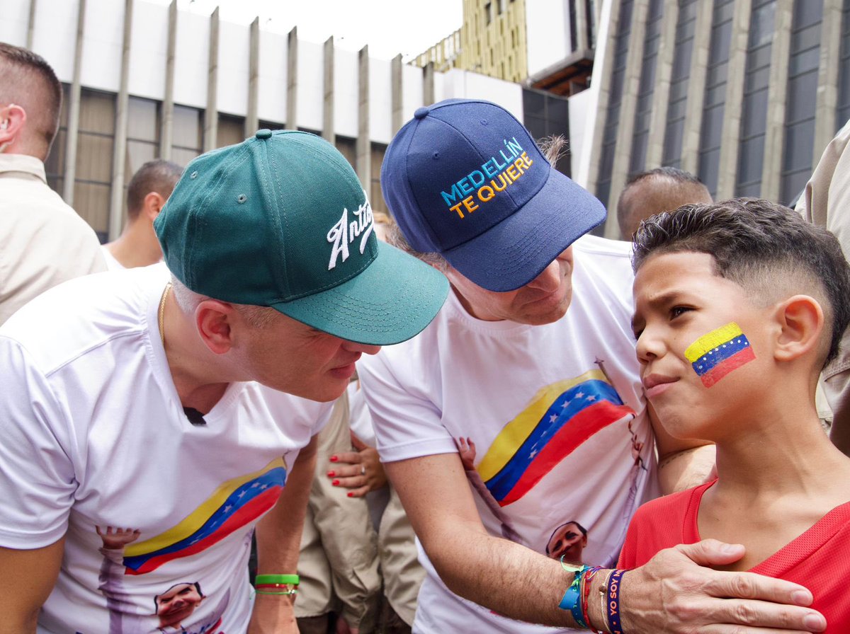 Medellín, Antioquia y Colombia unidos en una sola voz: Libertad para Venezuela 🇻🇪❤️🇨🇴