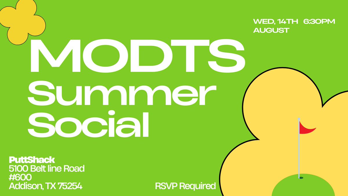 MODTS students, you should have received an email with more details if you have RSVPed already. Get ready for an evening of fun! See you all soon!