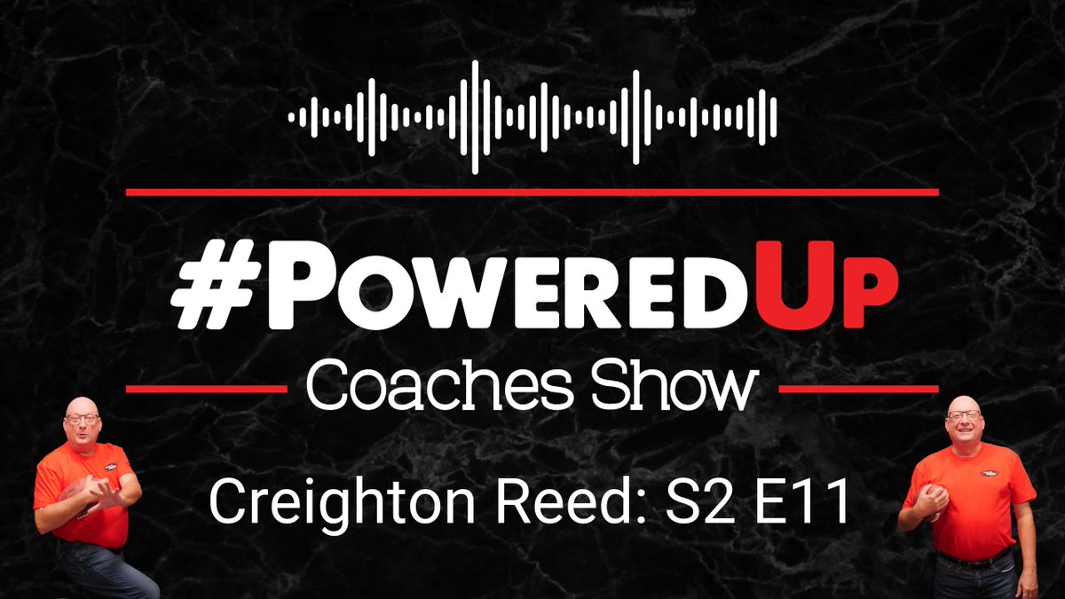 The #PoweredUp Coaches Show (@coachesshowpod) on Twitter photo 🚨Season 2 FINALE of the #PoweredUp Coaches Show is live!🚨
This fantastic episode features Grand Island HC Creighton Reed. Coach Reed discusses college coaching, Texas HS football, and how to take over a program. <a href="/CreightonReed/">Creighton Reed</a> @GishFootball #nebpreps
➡️youtu.be/cnk8_7eUDAg?si… 🚨Season 2 FINALE of the #PoweredUp Coaches Show is live!🚨
This fantastic episode features Grand Island HC Creighton Reed. Coach Reed discusses college coaching, Texas HS football, and how to take over a program. <a href="/CreightonReed/">Creighton Reed</a> @GishFootball #nebpreps
➡️youtu.be/cnk8_7eUDAg?si…