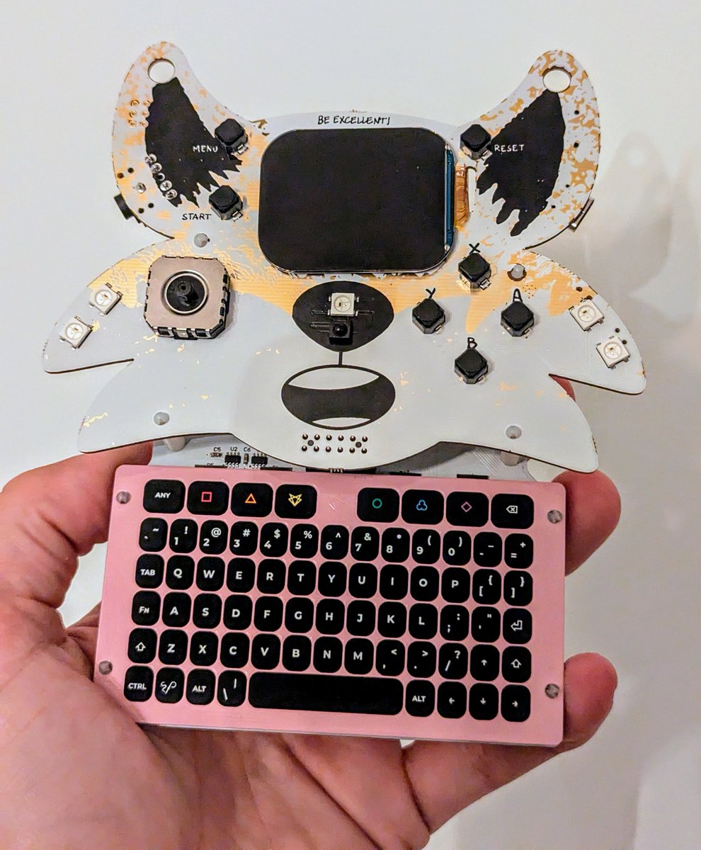 Wim Van Gool (@brubacker) on Twitter photo We're happy we can finally show you our Communicator add-on for the <a href="/Fri3dCamp/">Fri3d Camp</a> badge based around the upcoming <a href="/solderparty/">Solder Party</a> keyboard. Undoubtedly you'll see more of this keyboard soon! We're happy we can finally show you our Communicator add-on for the <a href="/Fri3dCamp/">Fri3d Camp</a> badge based around the upcoming <a href="/solderparty/">Solder Party</a> keyboard. Undoubtedly you'll see more of this keyboard soon!