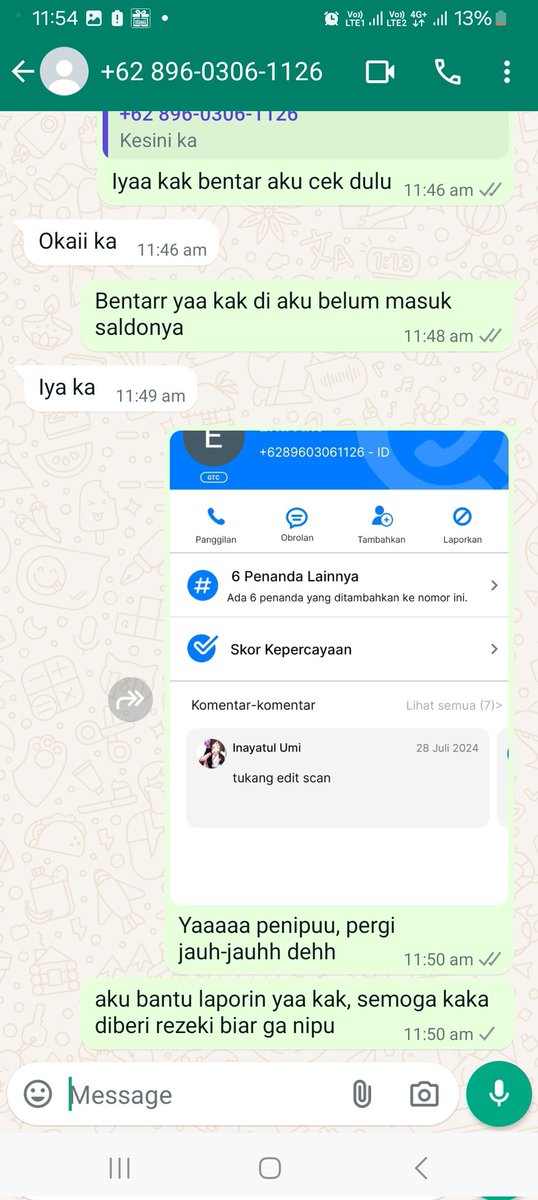 KirsStore_'s tweet photo. Help! Penipu gestun spay atas nama fikri irawan no rek 1310019001686 no tel 089603061126 https://t.co/ohFE3sPsMD
