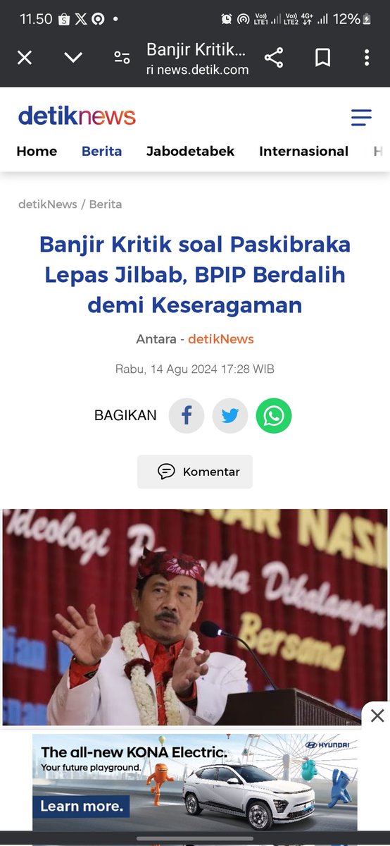 AnggitNugroho_'s tweet photo. DEMI KESERAGAMAN
Kalau alasanya seperti itu kenapa gak yang NON MUSLIM aja yang pake hijab biar seragam toh di mereka ga ada larangan, kenapa harus yang muslim lepas hijab yang jelas2 di larang agama ? 
#paskibraka #17agustus #IKN https://t.co/cGG3k9U70g