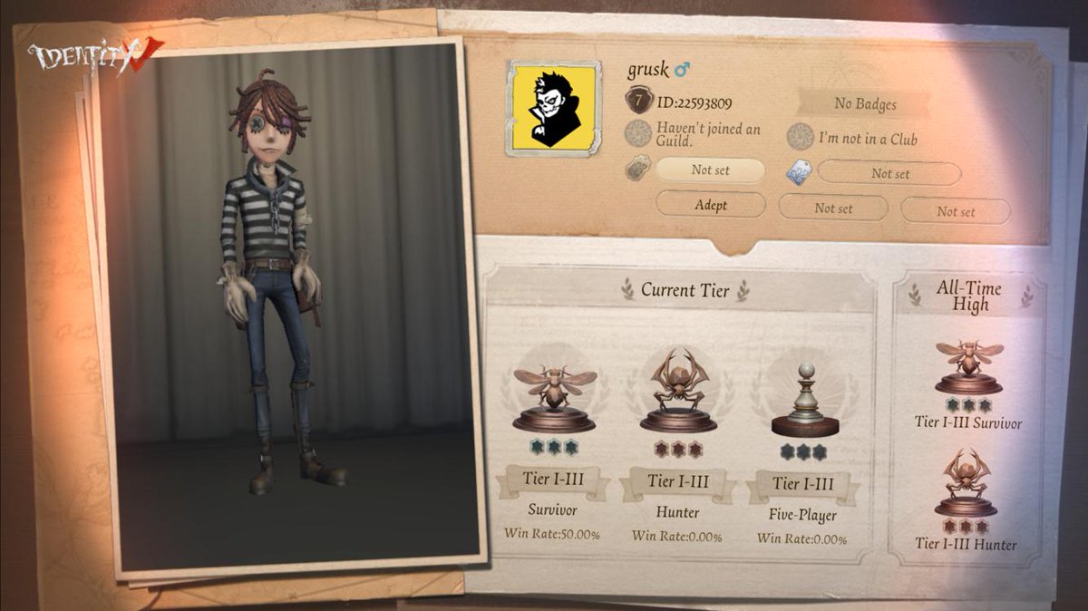6html1's tweet image. I'm playing Identity V. Fancy a game?