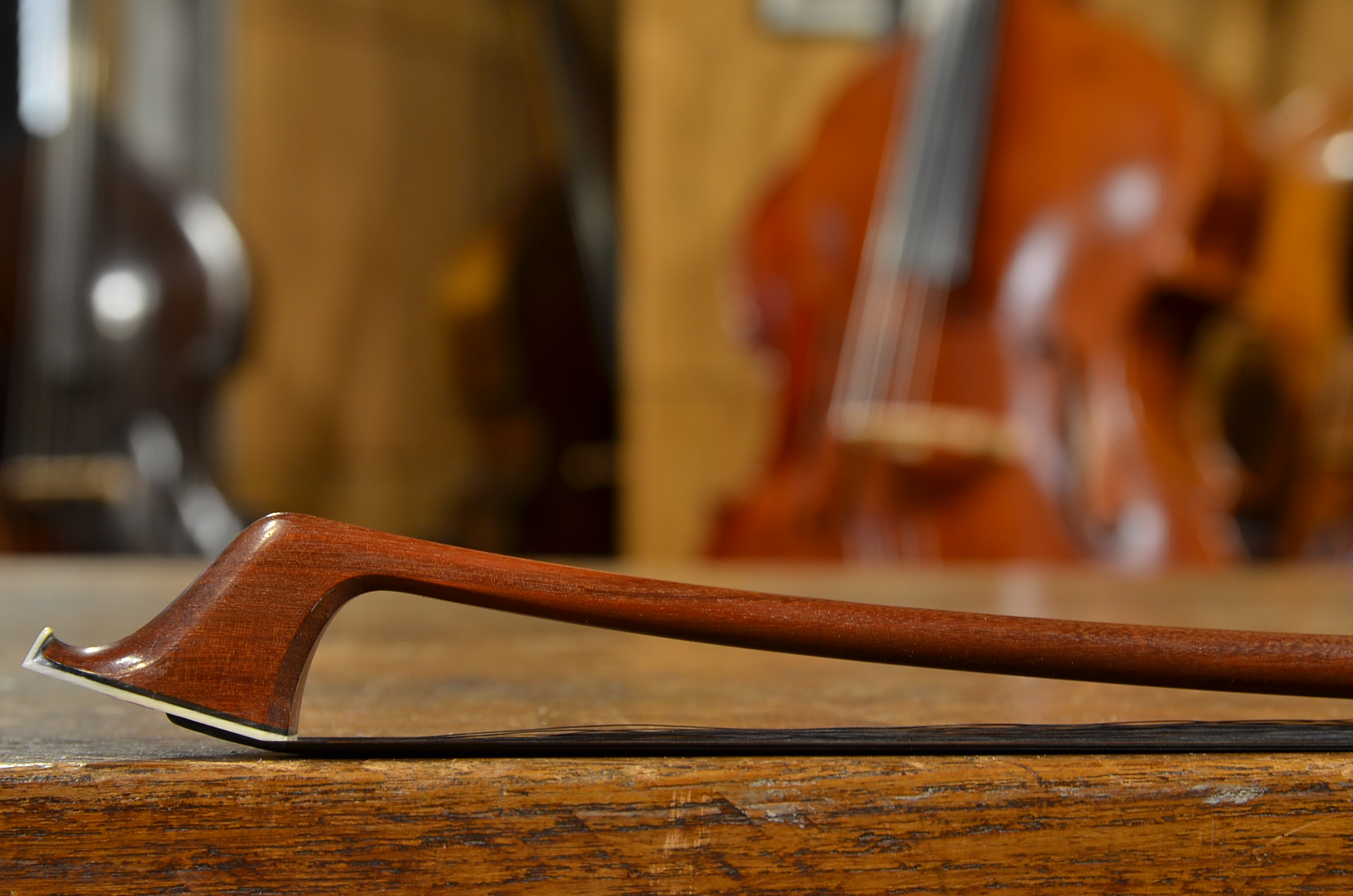 コントラバス 弓 フレンチボウ フレンチスタイル サイズ:3/4