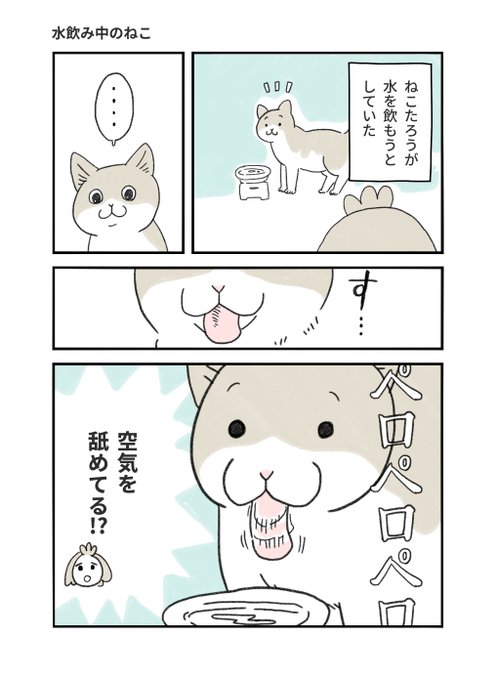 ❷水のむときなんかヘンじゃない? 