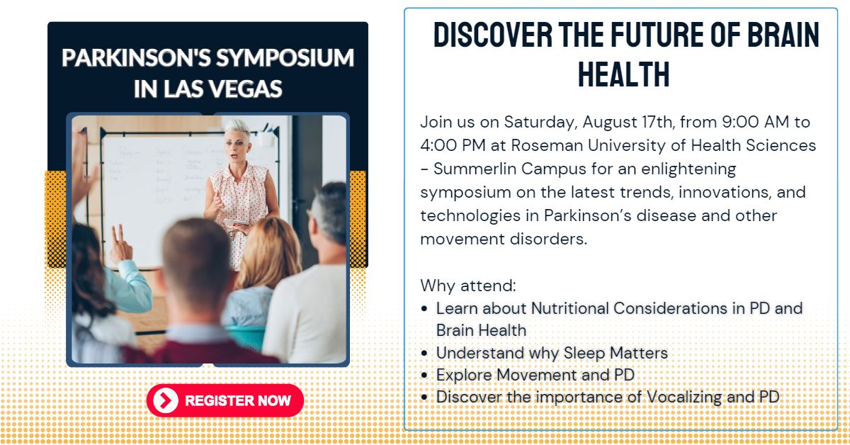 Join us on Aug 17, 9 AM-4 PM at Roseman University, Las Vegas, for brain health innovation. Can't attend in person? Register virtually! Expert talks, interactive sessions, and networking. Register: wehealth.io/screener/fop #BrainHealth #Parkinsons