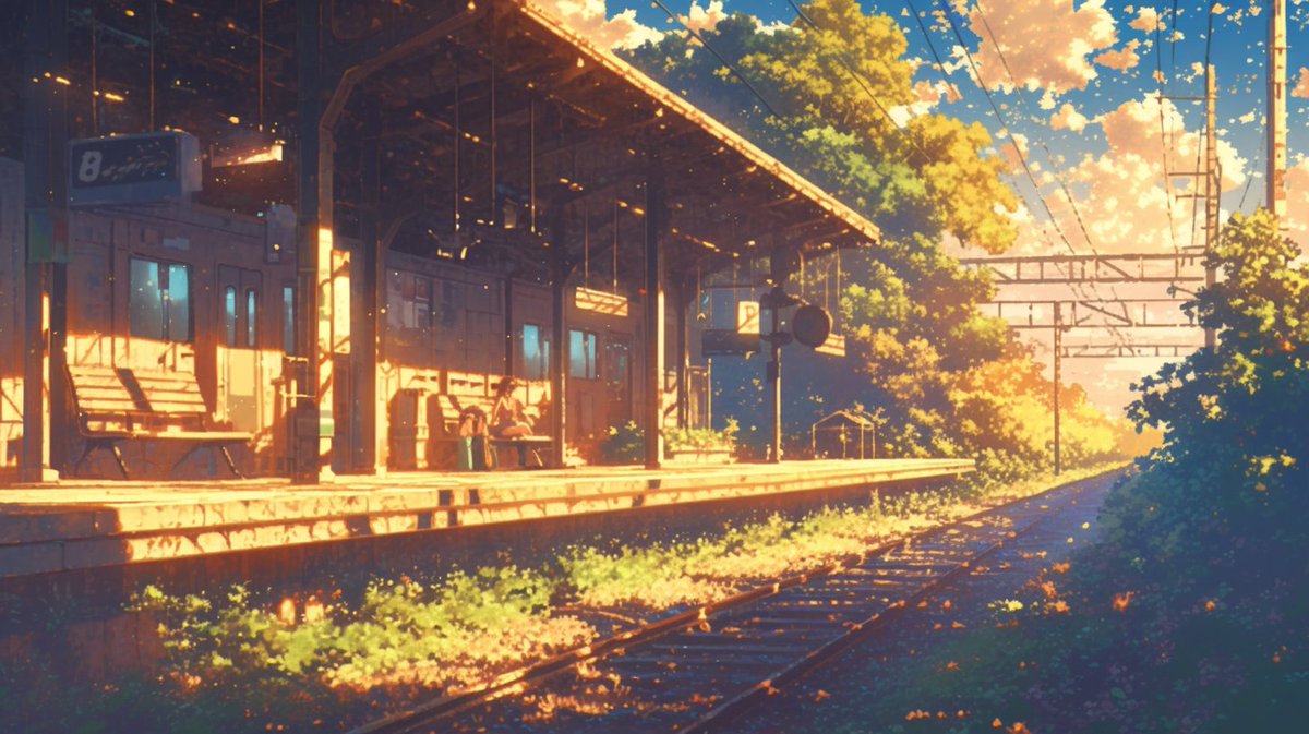sozaiya_create's tweet photo. 🤍背景無料配布｜16:9

「晩夏の田舎駅」

サムネ・配信・TRPG等にぜひどうぞ！
使用報告不要です♡

#まいにちなちゃフリ素 #フリー素材 #背景素材
🤍利用規約：https://t.co/OaLZsGar8F https://t.co/fKPKDBs8hc