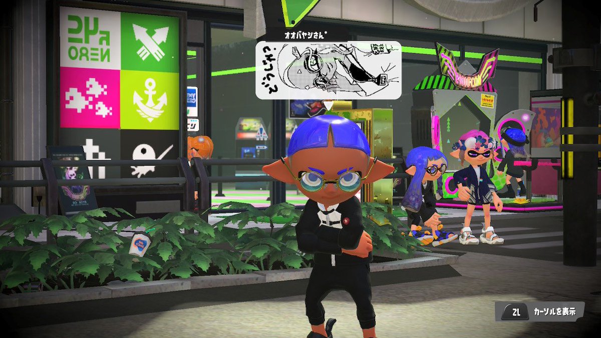 Chimo_yama's tweet photo. きょうのハイカラスクエアかわいいSP
#Splatoon3 #SplatNet #スプラ3広場絵 #広場絵 #きょうの広場絵 https://t.co/jifJp8qRAU