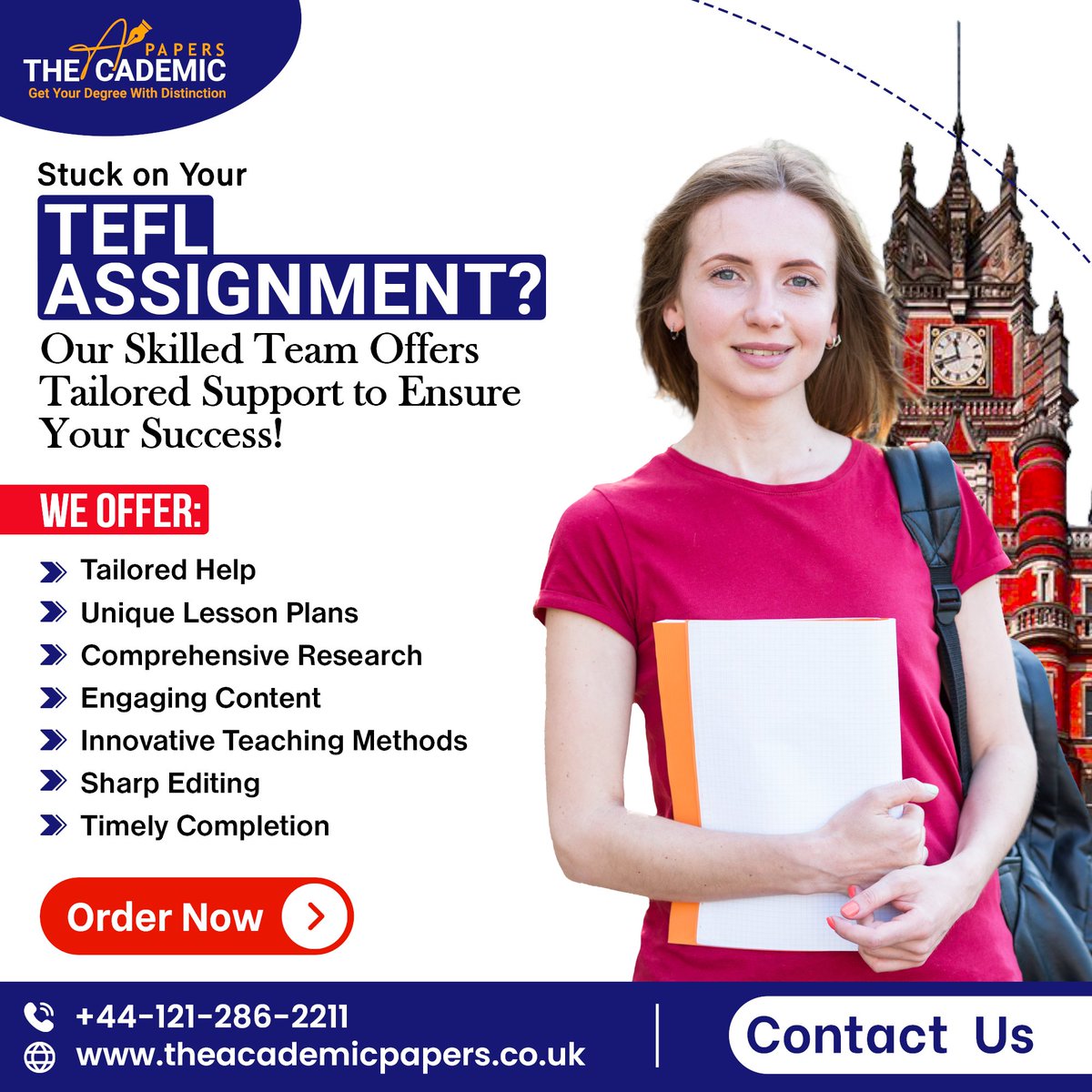 AcademicPapers3's tweet image. Stuck on Your TEFL Assignment? Our Skilled Team Offers Tailored Support to Ensure Your Success!

👇 Contact Us
📞 Mobile: +44-121-286-2211
🔗 Visit: theacademicpapers.co.uk/assignment-wri…

#AssignmentWritingService #AssignmentWritingServices #AssignmentWritingHelp #AssignmentHelp #UKWriters